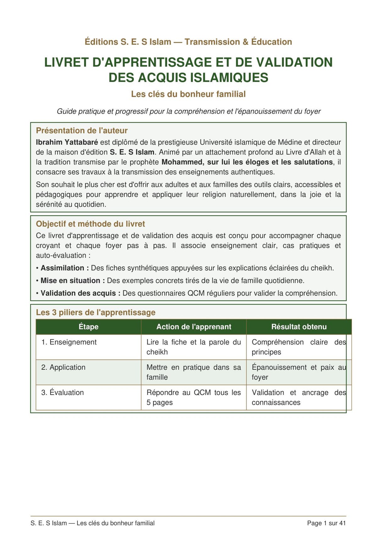 Les clés du bonheur familliales