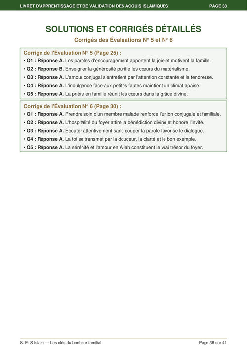 Les clés du bonheur familliales